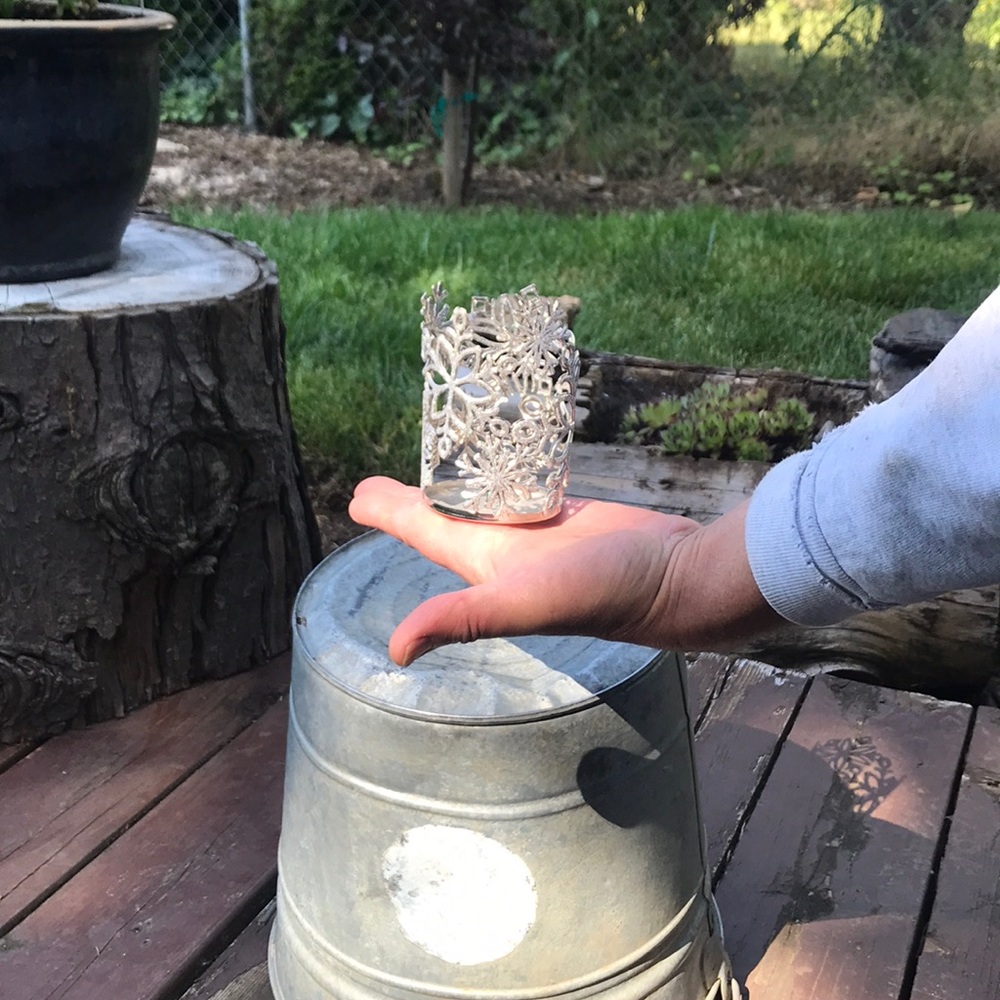Bath and body works candle holder